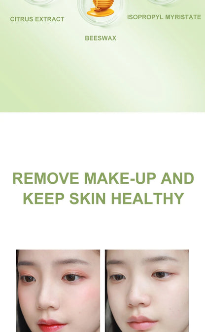 Ocheal Avocado Cleansing Makeup Remover Gel Stick Facial Eye Lip Orange Deep Cleaning Balm Cream Stick Clean Cleanser Skin Care