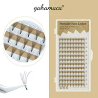 GAHAMACA 5D W Shape Lashes 3D 4D YY Eyelashes Extension Premade Volume Fans Natural Lashes Clover Professional Makeup