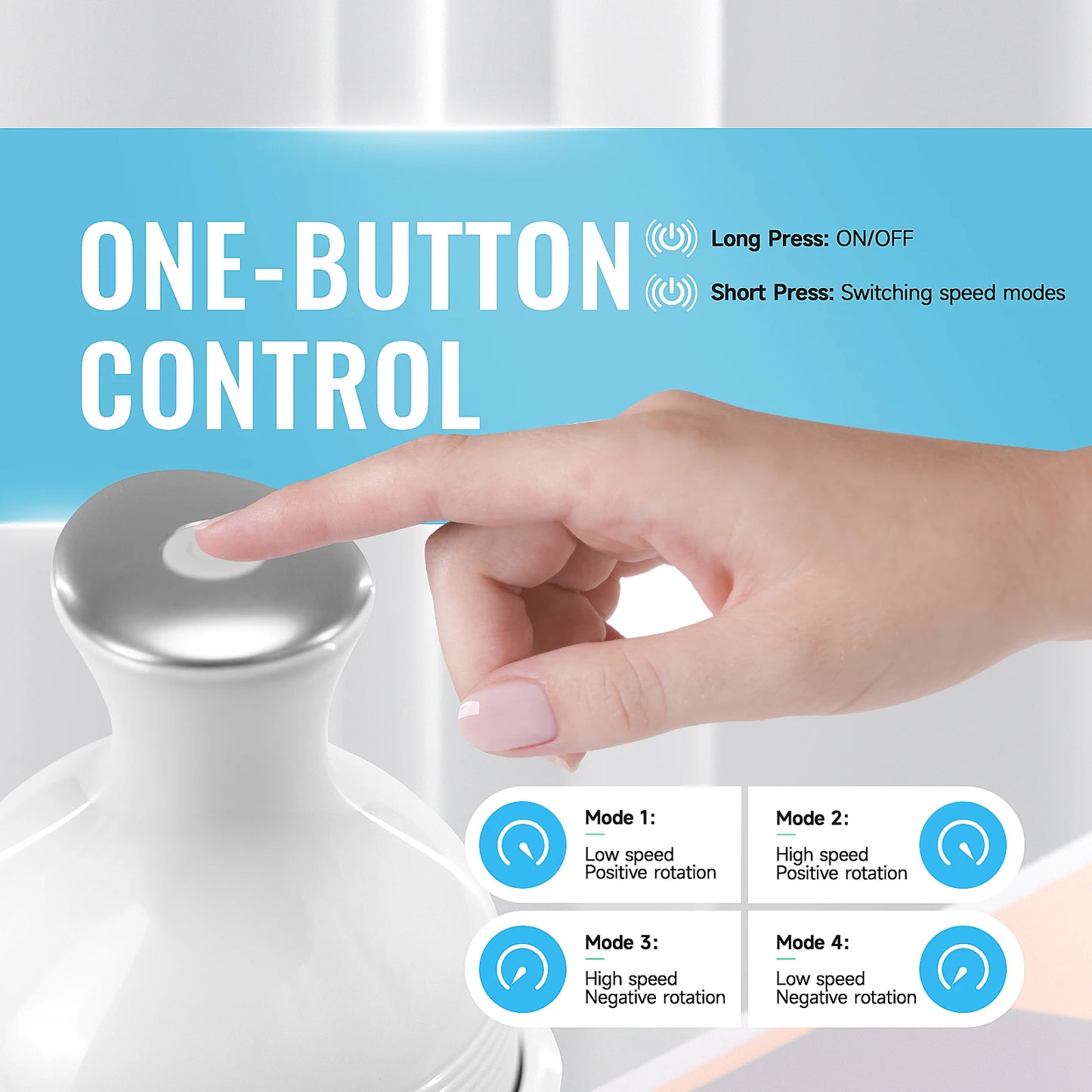 Electric Smart Head Massager Body Massage Neck Deep Tissue Kneading TYPE-C Wireless Waterproof Mini Scalp Massager  Stress Relax