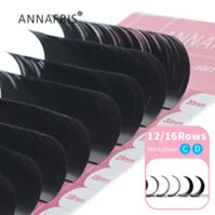 GAHAMACA 5D W Shape Lashes 3D 4D YY Eyelashes Extension Premade Volume Fans Natural Lashes Clover Professional Makeup