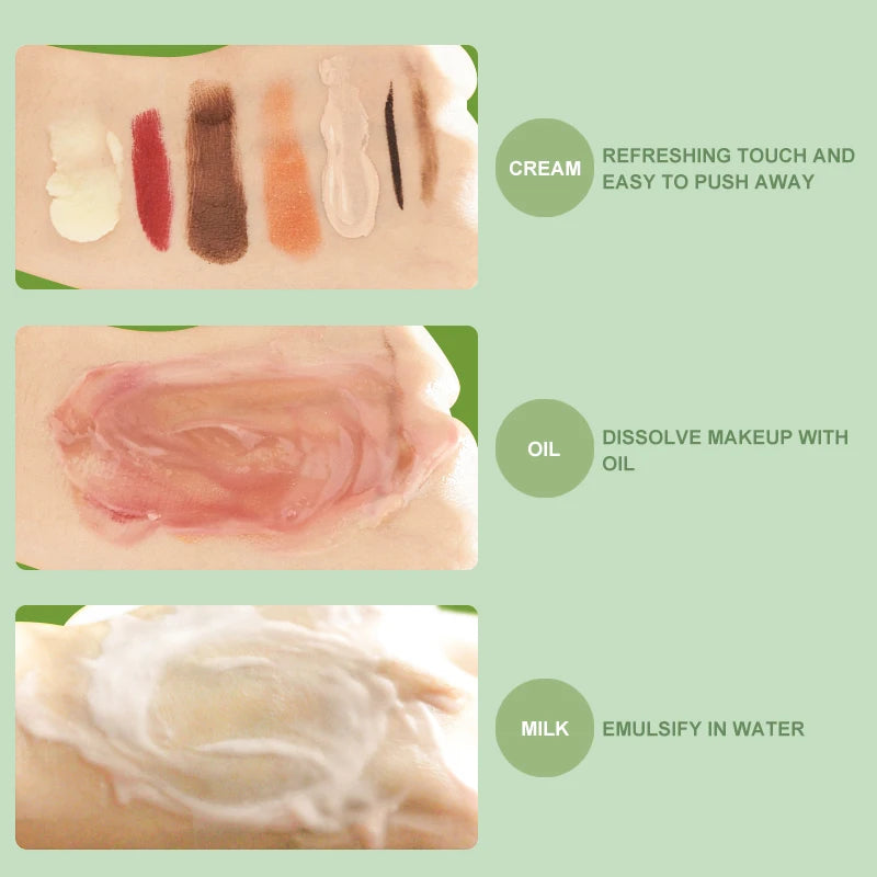 Ocheal Avocado Cleansing Makeup Remover Gel Stick Facial Eye Lip Orange Deep Cleaning Balm Cream Stick Clean Cleanser Skin Care