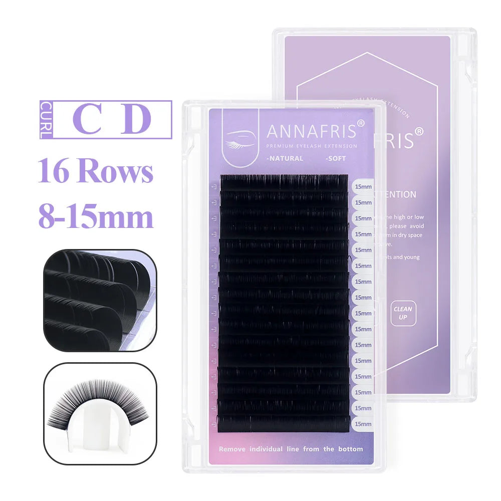 GAHAMACA 5D W Shape Lashes 3D 4D YY Eyelashes Extension Premade Volume Fans Natural Lashes Clover Professional Makeup