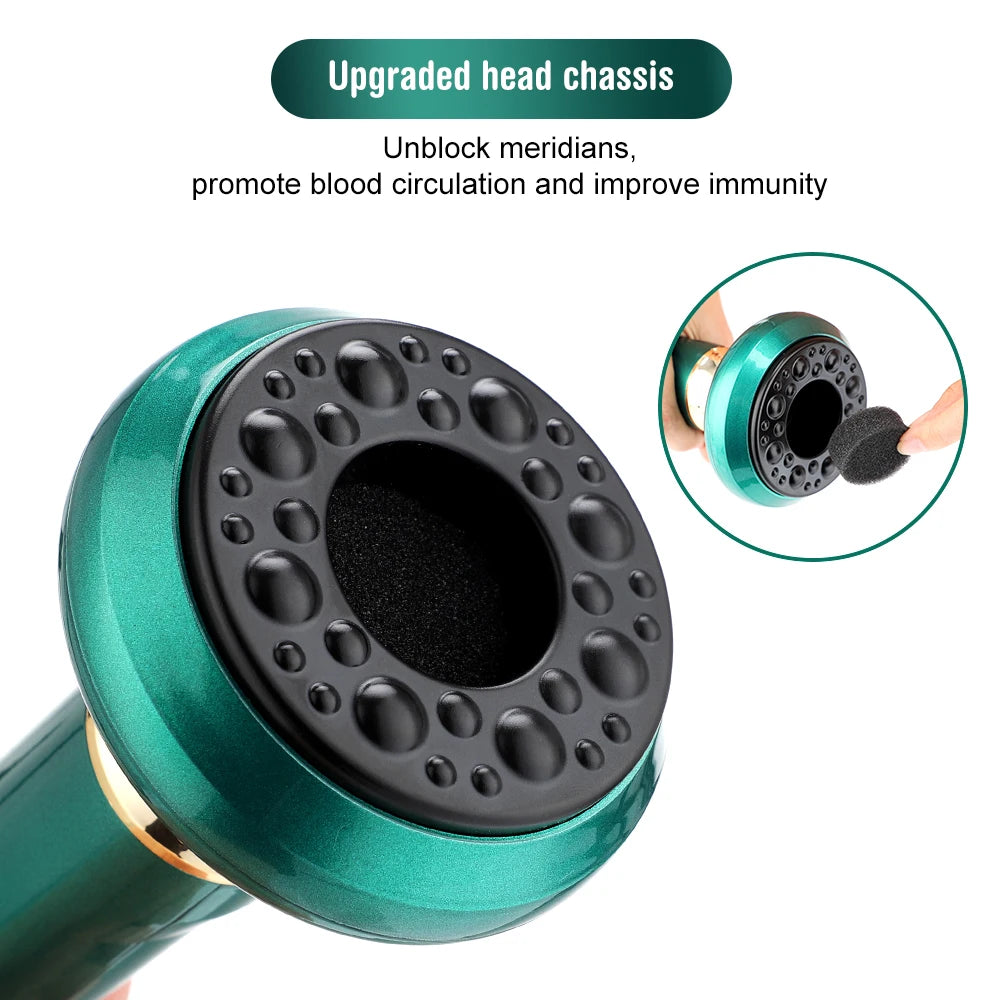 Intelligent Cupping Apparatus Rechargeable Magnetic Suction Body Massager for Cellulite Scraping and Cupping Massage Machine