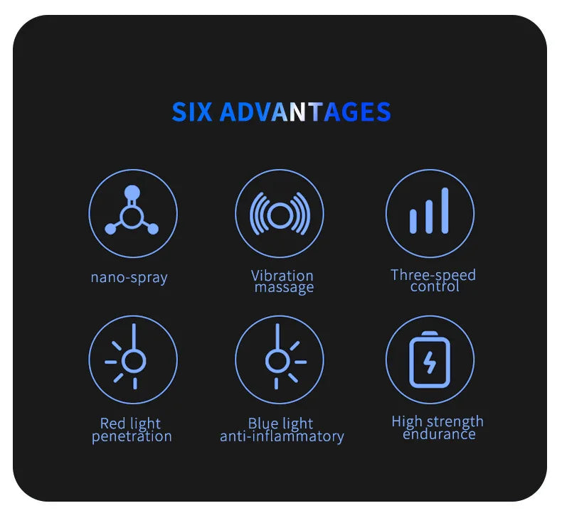 Electric Spray Massage Comb Hair Growth Vibration Head Massager Brush LED Anti Hair Loss Scalp Liquid Medicine Atomizing Comb