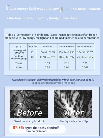 Electric Spray Massage Comb Hair Growth Vibration Head Massager Brush LED Anti Hair Loss Scalp Liquid Medicine Atomizing Comb