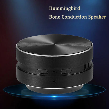 2025 New Bone Conduction Speaker Bluetooth-Compatible TWS Wireless Stereo Sound Hummingbird Speaker With FM Radio Dropshipping
