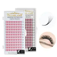 GAHAMACA 5D W Shape Lashes 3D 4D YY Eyelashes Extension Premade Volume Fans Natural Lashes Clover Professional Makeup