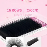 GAHAMACA 5D W Shape Lashes 3D 4D YY Eyelashes Extension Premade Volume Fans Natural Lashes Clover Professional Makeup
