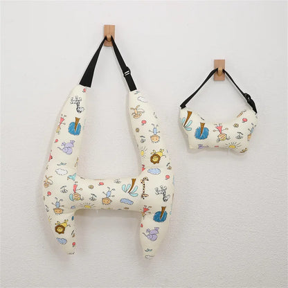 Car Sleeping Safety H-Shape Travel Pillow Car Travel Head Pillow Support Kid and Adult Cushion for Auto Seat Safety Neck Pillows