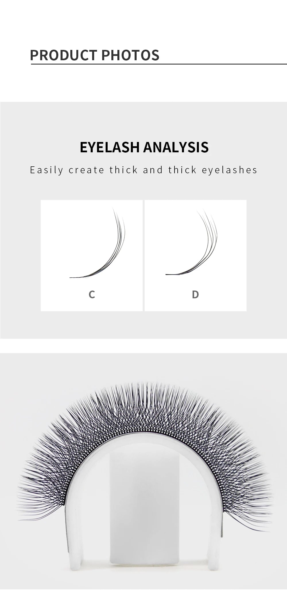 GAHAMACA 5D W Shape Lashes 3D 4D YY Eyelashes Extension Premade Volume Fans Natural Lashes Clover Professional Makeup