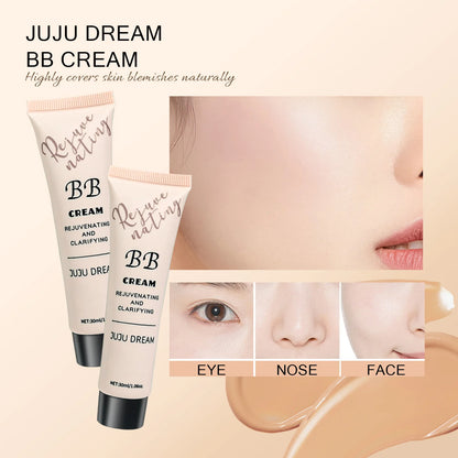 BB cream, isolation cream, liquid foundation, moisturizing, oil control, long-lasting makeup, milk, dry skin, and no powder