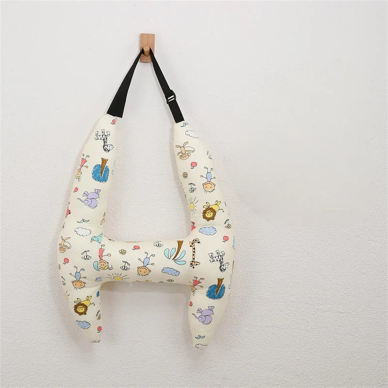 Car Sleeping Safety H-Shape Travel Pillow Car Travel Head Pillow Support Kid and Adult Cushion for Auto Seat Safety Neck Pillows