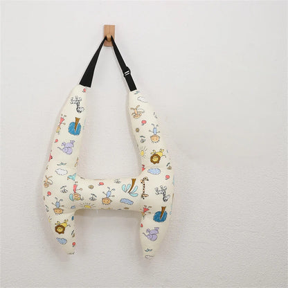 Car Sleeping Safety H-Shape Travel Pillow Car Travel Head Pillow Support Kid and Adult Cushion for Auto Seat Safety Neck Pillows