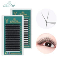 GAHAMACA 5D W Shape Lashes 3D 4D YY Eyelashes Extension Premade Volume Fans Natural Lashes Clover Professional Makeup