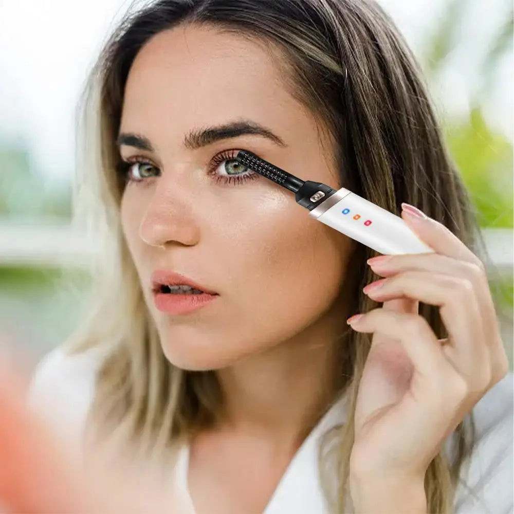 Electric Eyelash Curler USB Heated Electric Eye Lash Curlers Anti-scald Electric Eyelash Roller 10Seconds Heat Up, 3Temp Setting